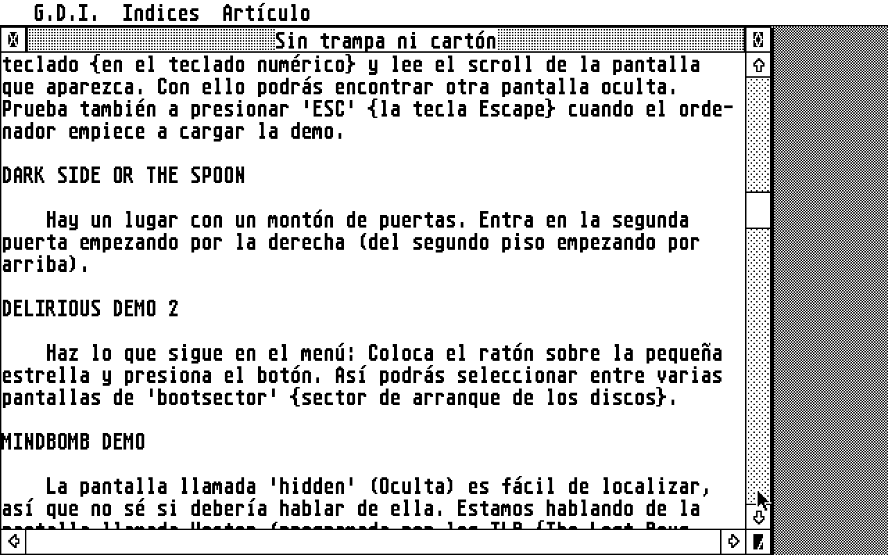 GDI No. 1 atari screenshot